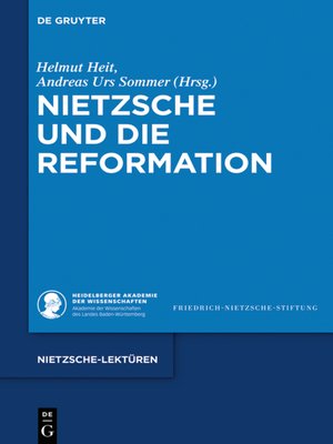 cover image of Nietzsche und die Reformation